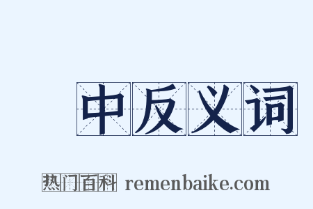 貫中反义词是什么意思的图片